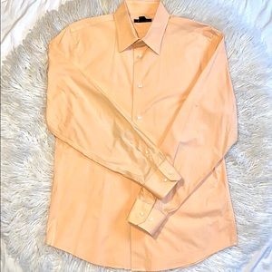 Men’s Express Coral Pastel Button Down, size M
